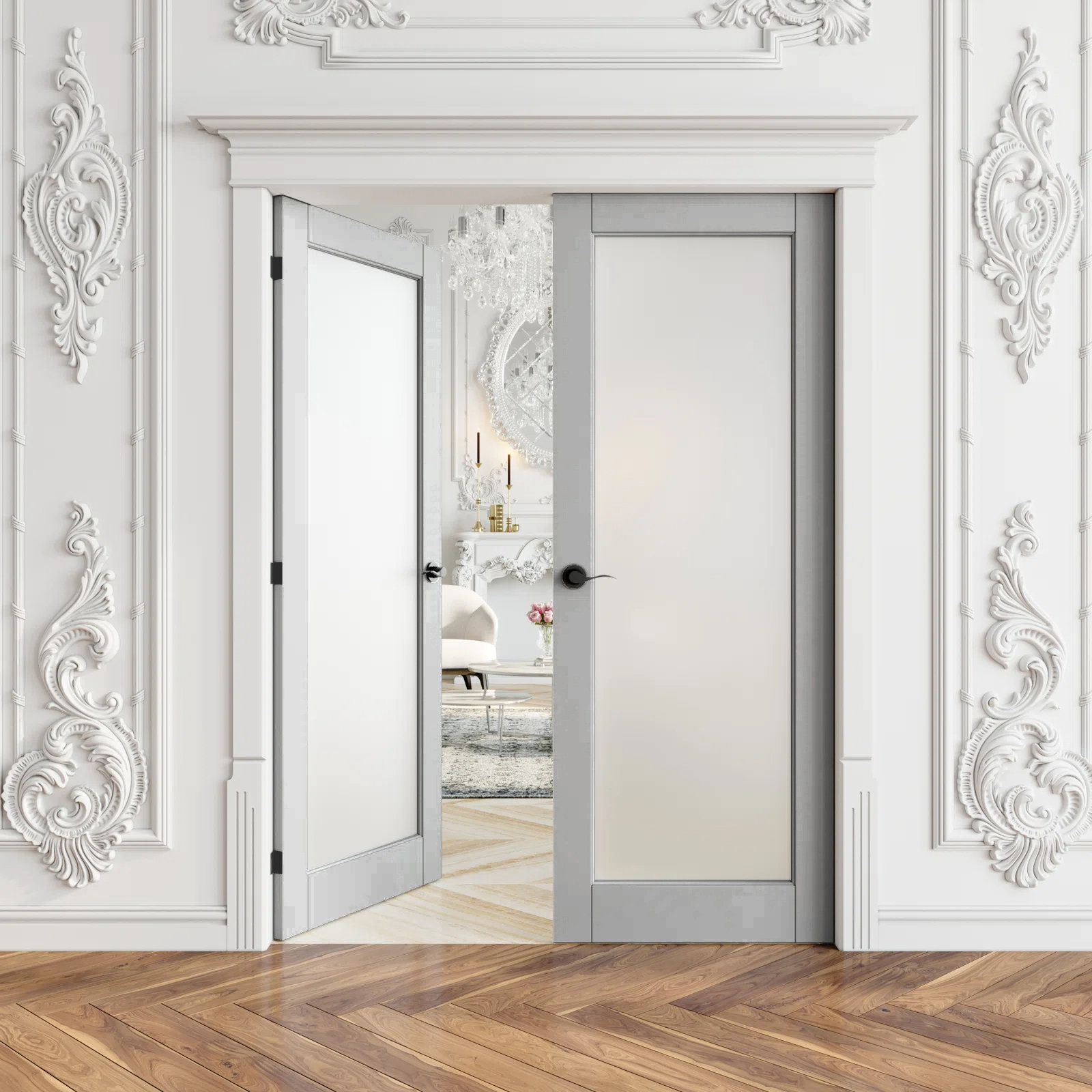 ⭐︎⭐︎ar‼️‼️‼️ Aston Kinkade 22.75 po. - 23.25 po. x 72 po. Porte de Douche